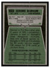 1975 Topps Football Jerome Barkum #372 Low Grade back of card