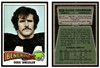 1975 Topps Football Doug Dressler #366 Low Grade — Example A front and back of card