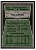 1975 Topps Football Ed Podolak #373 Low Grade back of card