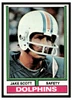 1974 Topps Football Jake Scott #305 Low Grade front of card
