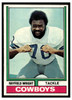 1974 Topps Football Rayfield Wright #54 Low Grade front of card