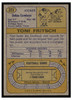 1974 Topps Football Toni Fritsch #223 Low Grade back of card