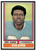 1974 Topps Football Benny Johnson #174 Low Grade front of card
