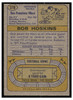 1974 Topps Football Bob Hoskins #378 Low Grade back of card