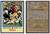 1974 Topps Football Bob Hoskins #378 Low Grade front and back of card