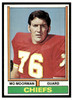 1974 Topps Football Mo Moorman #407 Low Grade front of card