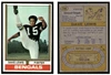 1974 Topps Football Dave Lewis #236 Low Grade — Example A front and back of card