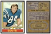 1974 Topps Football Tom Mitchell #248 Low Grade front and back of card
