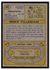 1974 Topps Football Mike Tilleman #402 Low Grade back of card
