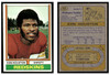 1974 Topps Football Ken Houston #235 Low Grade front and back of card