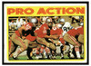 1972 Topps Football John Brodie #124 Pro Action Low Grade front of card