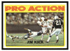 1972 Topps Football Jim Kiick #121 Pro Action Low Grade front of card