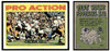 1972 Topps Football Calvin Hill #129 Pro Action Low Grade — Example B front and back of card
