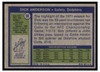 1972 Topps Football Dick Anderson #98 Low Grade back of card