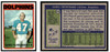 1972 Topps Football Garo Yepremian #115 Low Grade front and back of card