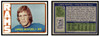 1972 Topps Football Lance Rentzel #81 Low Grade front and back of card