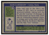 1972 Topps Football Dave Elmendorf #109 Low Grade — Example B back of card