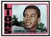 1972 Topps Football Charlie Sanders #60 Low Grade — Example B front of card