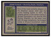 1972 Topps Football John Fuqua #77 Low Grade back of card