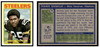 1972 Topps Football Ronnie Shanklin #37 Low Grade — Example A front and back of card