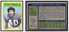 1972 Topps Football Charlie West #53 Low Grade front and back of card