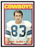 1972 Topps Football Mike Clark #27 Low Grade front of card