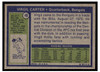1972 Topps Virgil Carter #49 Low Grade back of card