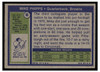 1972 Topps Mike Phipps #96 Low Grade back of card