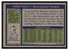 1972 Topps Leroy Kelly #70 HOF Low Grade back of card