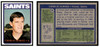 1972 Topps Charlie Durkee #34 Low Grade — Example B front and back of card