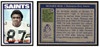 1972 Topps Richard Neal #87 Rookie Card Low Grade — Example B front and back of card