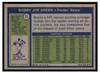 1972 Topps Bobby Joe Green #11 Low Grade — Example A back of card