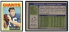 1972 Topps Norm Snead #118 Low Grade front and back of card