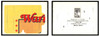 1989 Donruss Warren Spahn Puzzle Warren Spahn #1, 2, 3 HOF Low Grade front and back of card