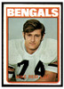 1972 Topps Mike Reid #67 Rookie Card Low Grade - Creases front of card