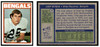 1972 Topps Chip Myers #17 Rookie Card Low Grade — Example D front and back of card