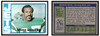 1972 Topps George Nock #212 Rookie Card Low Grade — Example A front and back of card