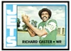 1972 Topps Richard Caster #68 Rookie Card Low Grade - Creases front of card