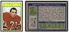 1972 Topps John Zook #91 Low Grade - Creases front and back of card