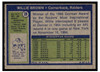 1972 Topps Willie Brown #28 HOF Low Grade - Creases — Example B back of card