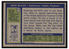 1972 Topps Mike McCoy #172 Low Grade back of card