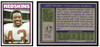 1972 Topps Larry Brown #95 Low Grade - Creases front and back of card