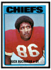 1972 Topps Buck Buchanan #204 HOF Low Grade - Creases front of card