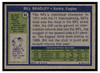 1972 Topps Bill Bradley #45 Rookie Card Low Grade back of card