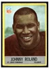 1967 Philadelphia Johnny Roland #163 Rookie Card Low Grade - Creases front of card