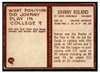 1967 Philadelphia Johnny Roland #163 Rookie Card Low Grade - Creases back of card