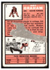 1966 Topps Art Graham #7 Poor back of card