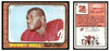 1966 Topps Bobby Bell #64 HOF Low Grade - Creases front and back of card