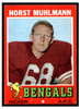 1971 Topps Horst Muhlmann #49 Rookie Card Low Grade - Creases front of card