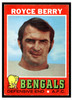 1971 Topps Royce Berry #182 Low Grade - Creases front of card
